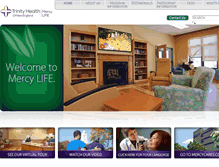Tablet Screenshot of mymercylife.com
